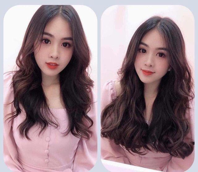 Tóc Giả Kẹp chữ U xoăn dài Tóc giả kẹp U xoăn đuôi