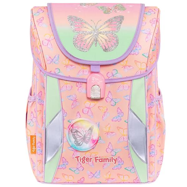 Cặp Chống Gù Joy Schoolbag Pro 2 - Butterflies And Rainbows - Tiger Family TGJY-050A