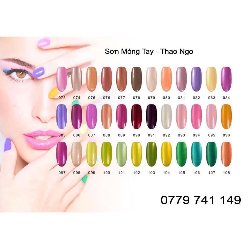 Combo 24 màu Sơn móng tay Ladydream 12ml