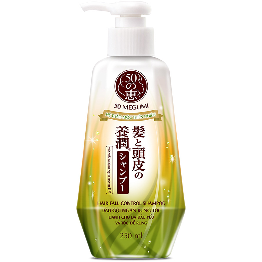 Dầu gội ngăn rụng tóc Megumi Hair Fall Control Shampoo