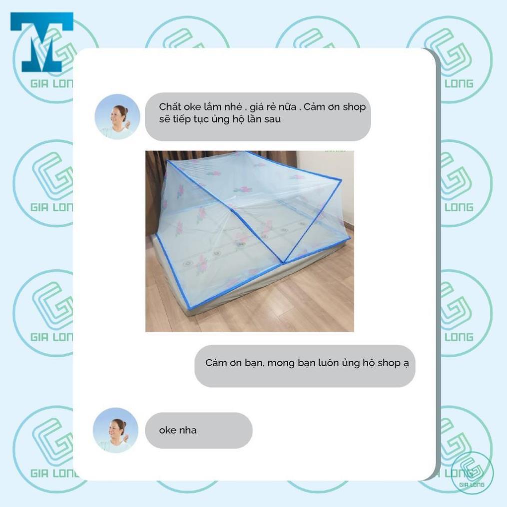 Màn chụp gấp gọn 1m/1m4/1m6/1m8 mùng chụp thông minh Gia Long