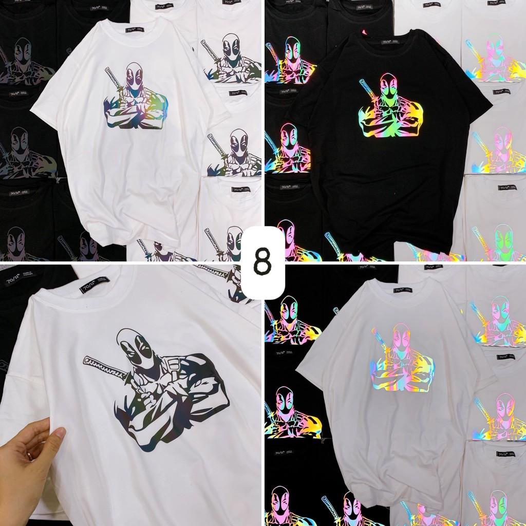 Áo thun tay lỡ phản quang unisex Be Yourself - nhiều mẫu MARVEL