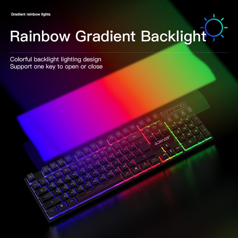 Bàn Phím Chơi Game Cơ Cảm Giác Bàn Phím Có Đèn Nền Cho Máy Tính Máy Tính Bảng Game Thủ Máy Tính Laptop Không Bàn Phím Không Dây