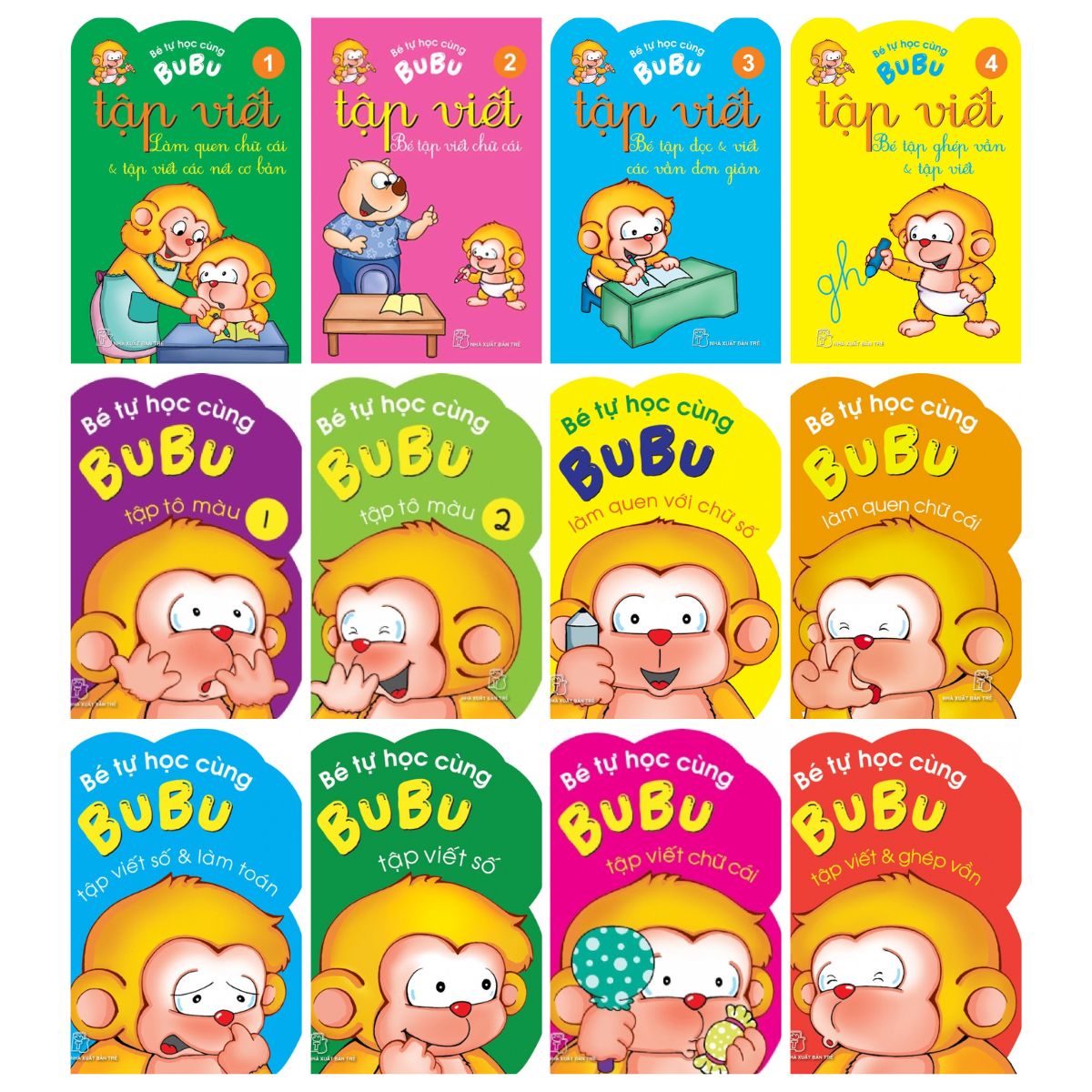 Bộ Bé tự học cùng BuBu (Cuốn lẻ)