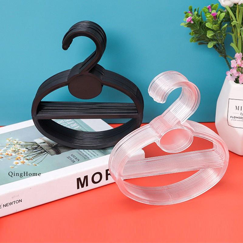 Móc treo khăn choàng / cà vạt hình oval bằng nhựa bền bỉ đa năng dùng sắp xếp quần áo cá nhân gọn gàng tiện dụng