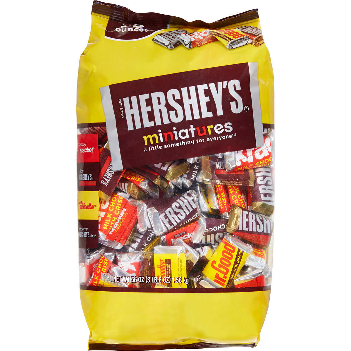 Socola tổng hợp Hershey’s Miniature Chocolate 56oz 1.58kg