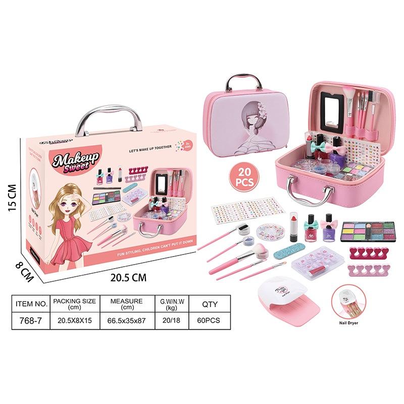 Vali Trang Điểm Kèm Đồ Làm Nail MAKEUP SWEET Cho Bé No.768- SẢN PHẨM TREND