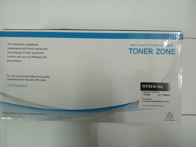 Hộp mực HP 76A  KHÔNG CHIP cho máy in HP Pro M404dn / M404DW / M428dnw