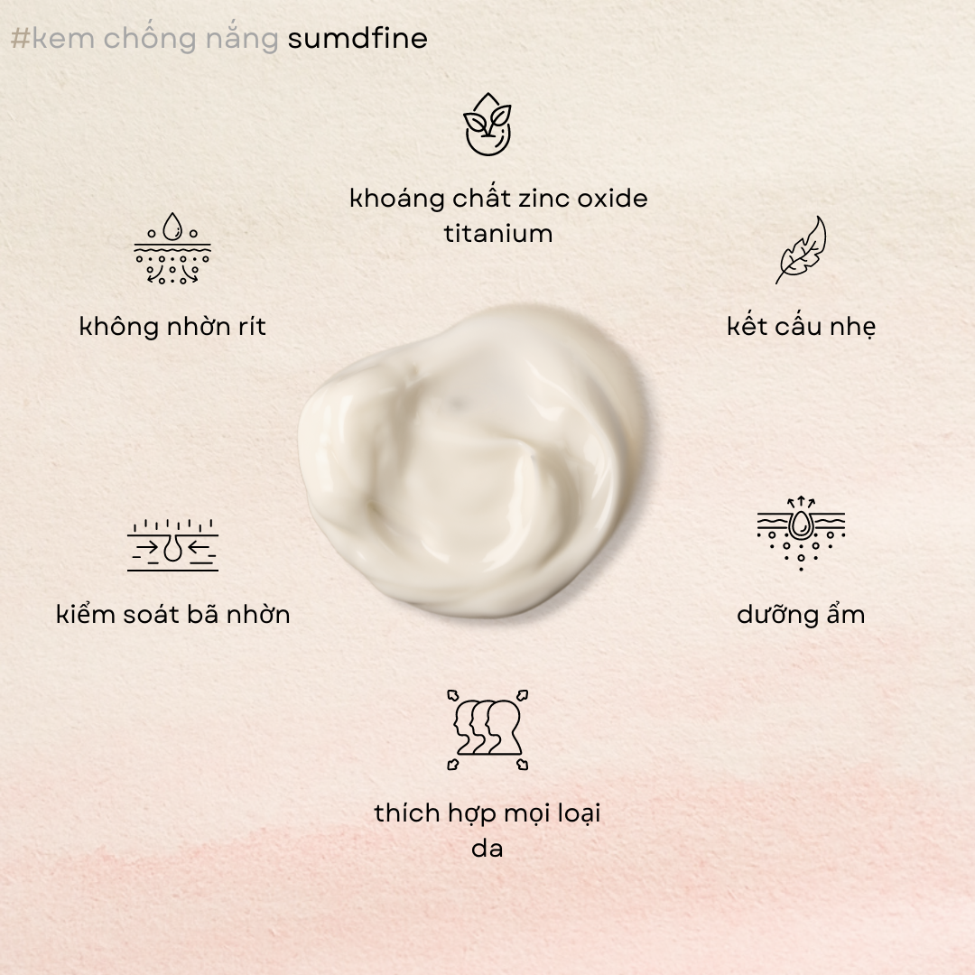 Kem chống nắng Sumdfine Sunscreen Hàn Quốc 50g