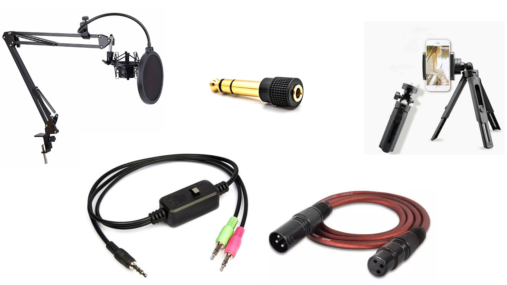 Combo thu âm, livestream Micro Max 87-Pro-II 2022, Sound card Icon Upod Pro - Kèm full phụ kiện kẹp micro, màng lọc, tai nghe, giá đỡ ĐT, dây canon, dây ma2 - Hỗ trợ thu âm, karaoke online chuyên nghiệp - Hàng nhập khẩu