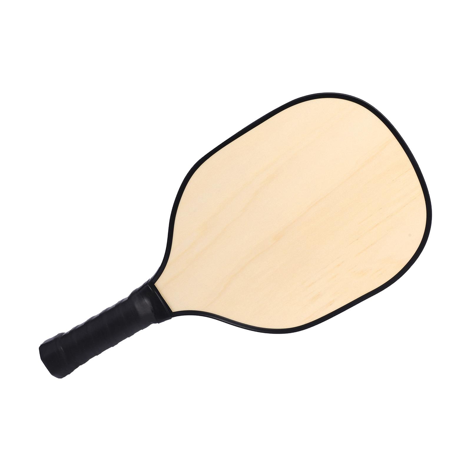 Wood Pickleball Paddles with Comfortable Gripping for Adults Play Practicing