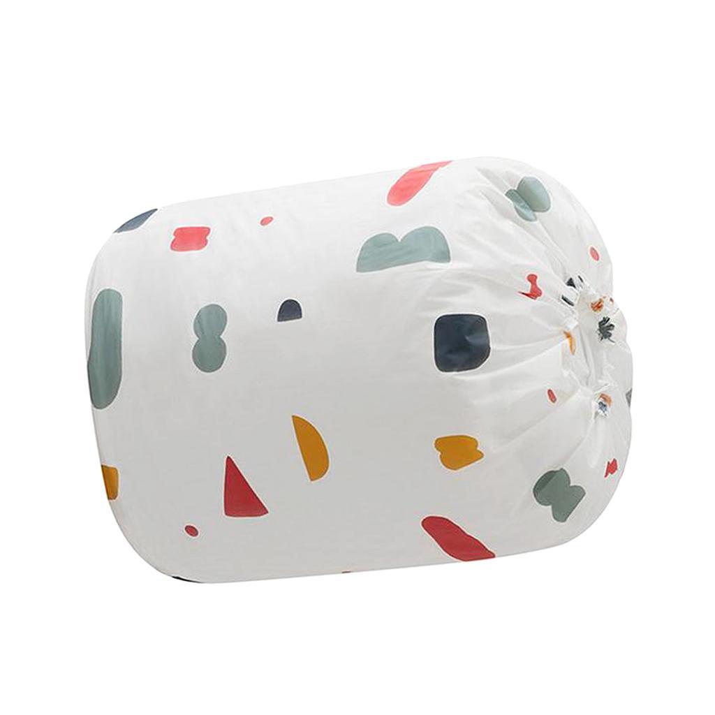 Round Drawstring Bag Clothing Quilts Storage Bag Portable Organizer Bag