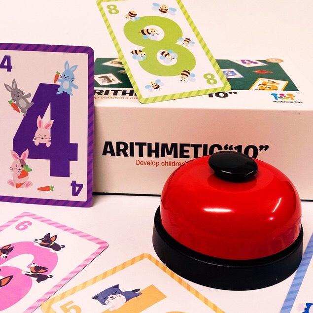 ĐỒ CHƠI TOÁN HOC CRAZY COUNTING CỘNG TRỪ TRONG PHẠM VI 10 KÈM CHUÔNG GIÚP BÉ PHÁT TRIỂN TƯ DUY