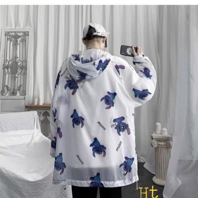 Áo gió Stich Chất liệu gió lì H2B868