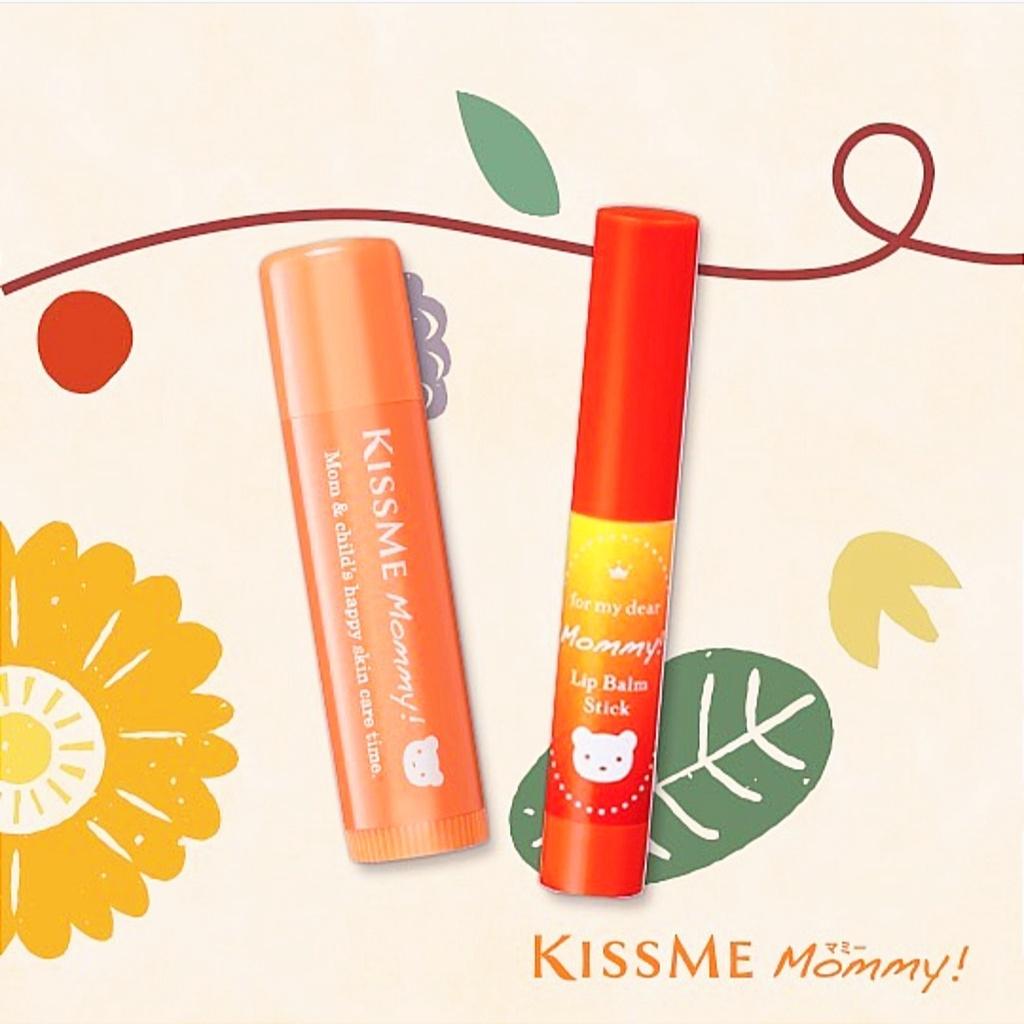 Son Dưỡng Chống Nứt Nẻ Môi Dành Cho Bé Từ 6 Tháng Tuổi Và Da Nhạy Cảm Kissme Mommy Lips (2.5g )