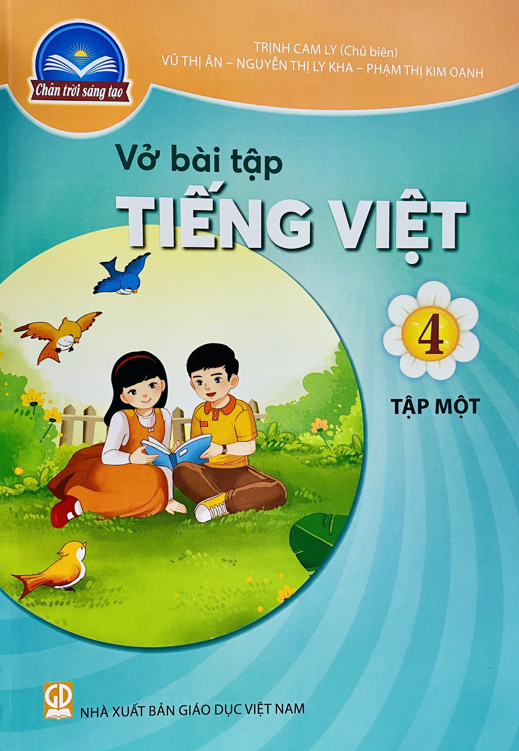 Sách - Combo 4 cuốn Tiếng Việt lớp 4 tập 1+2 (Chân trời sáng tạo)