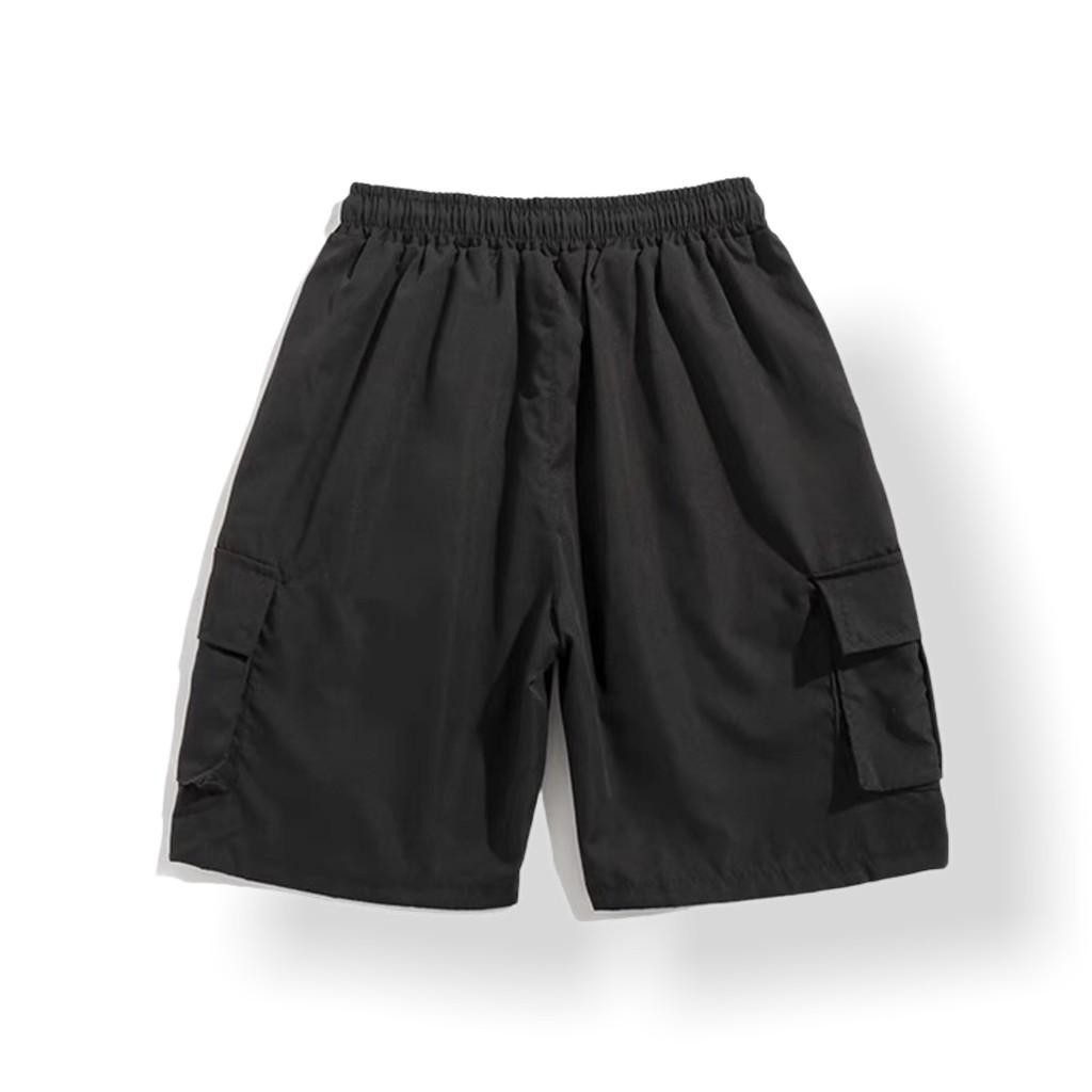 Quần short ngố kaki túi hộp Wind unisex Trơn sort nam nữ phong cách ulzzang