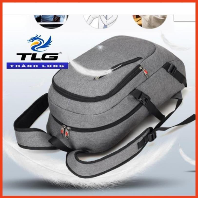 Balo TLG Nhập mã LONGTLG giảm 10% Balo thời trang kèm cổng sạc USB Đồ Da Thành Long TLG 208199