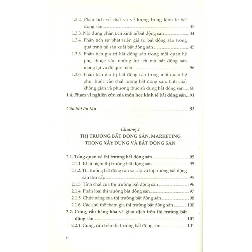 Giáo trình Kinh tế bất động sản
