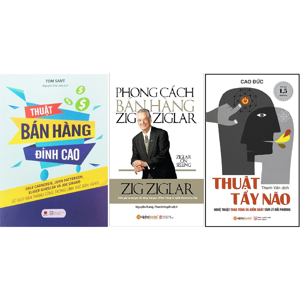 Combo Phong Cách Bán Hàng Zig Ziglar + Thuật Tẩy Não + Thuật Bán Hàng Đỉnh Cao