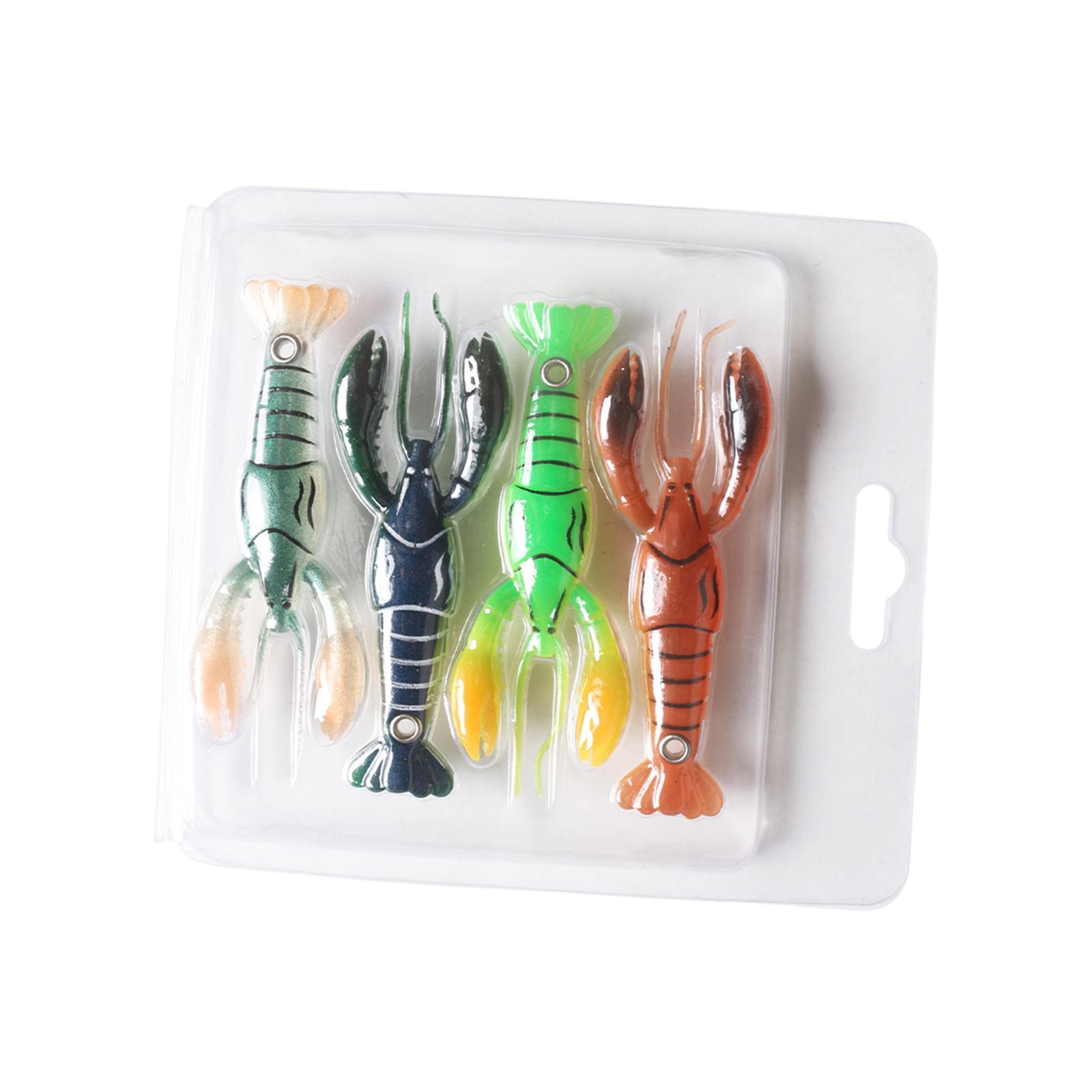 4Pcs Fishing Lures Set Squid Lures Outdoor Octopus  for Salmon Saltwater