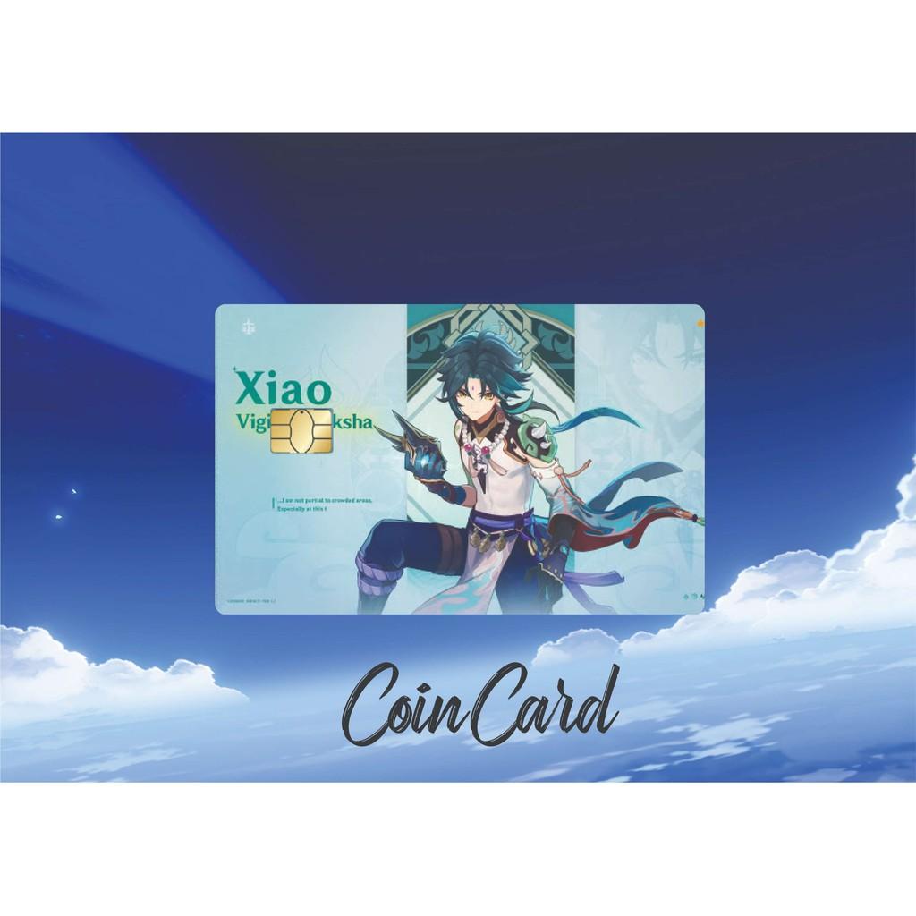 Sticker / Miếng dán Thẻ ATM, Thẻ Ghi nợ, Tín dụng hình GENSHIN IMPACT Xiao