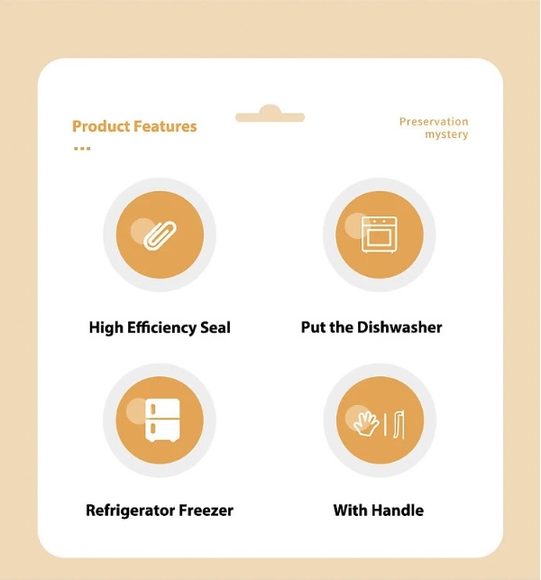 Bộ hộp bảo quản thức ăn để tủ lạnh Fresh SealingBox