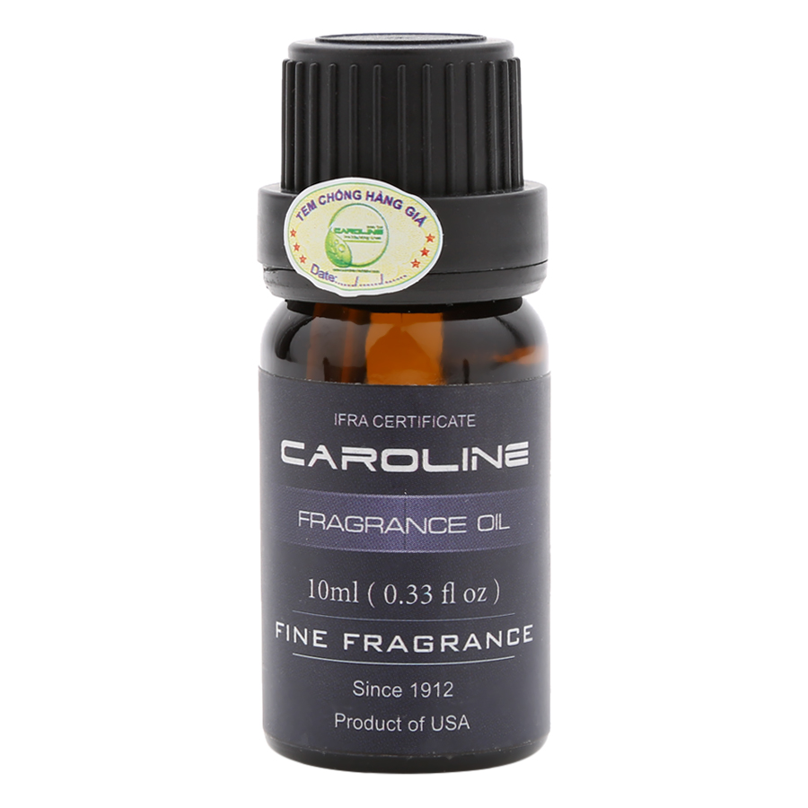 Combo 3 Chai Tinh Dầu Caroline 10ml - Cam, Nước Hoa, Hoa Hồng