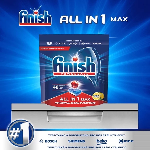 Viên rửa bát Finish All in 1 Max 80 viên