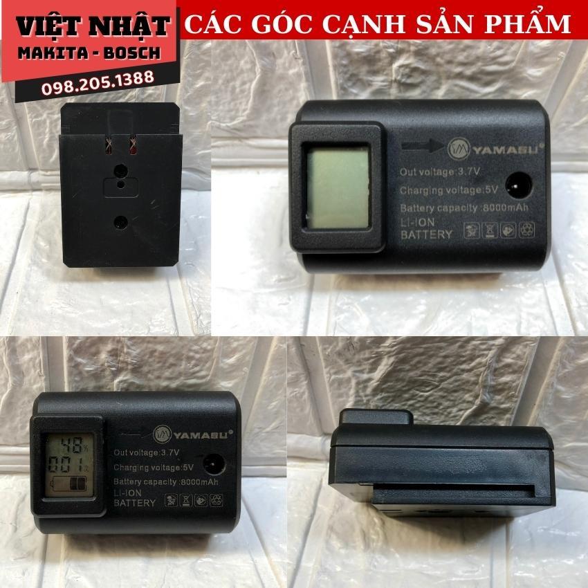 Pin cài máy bắn cốt cân bằng laser dung lượng lớn 8000mah có đồng hồ hiển thị