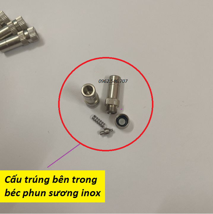 Béc phun sương làm mát chân nối nhanh 8mm | béc phun sương làm mát | đầu béc phun sương