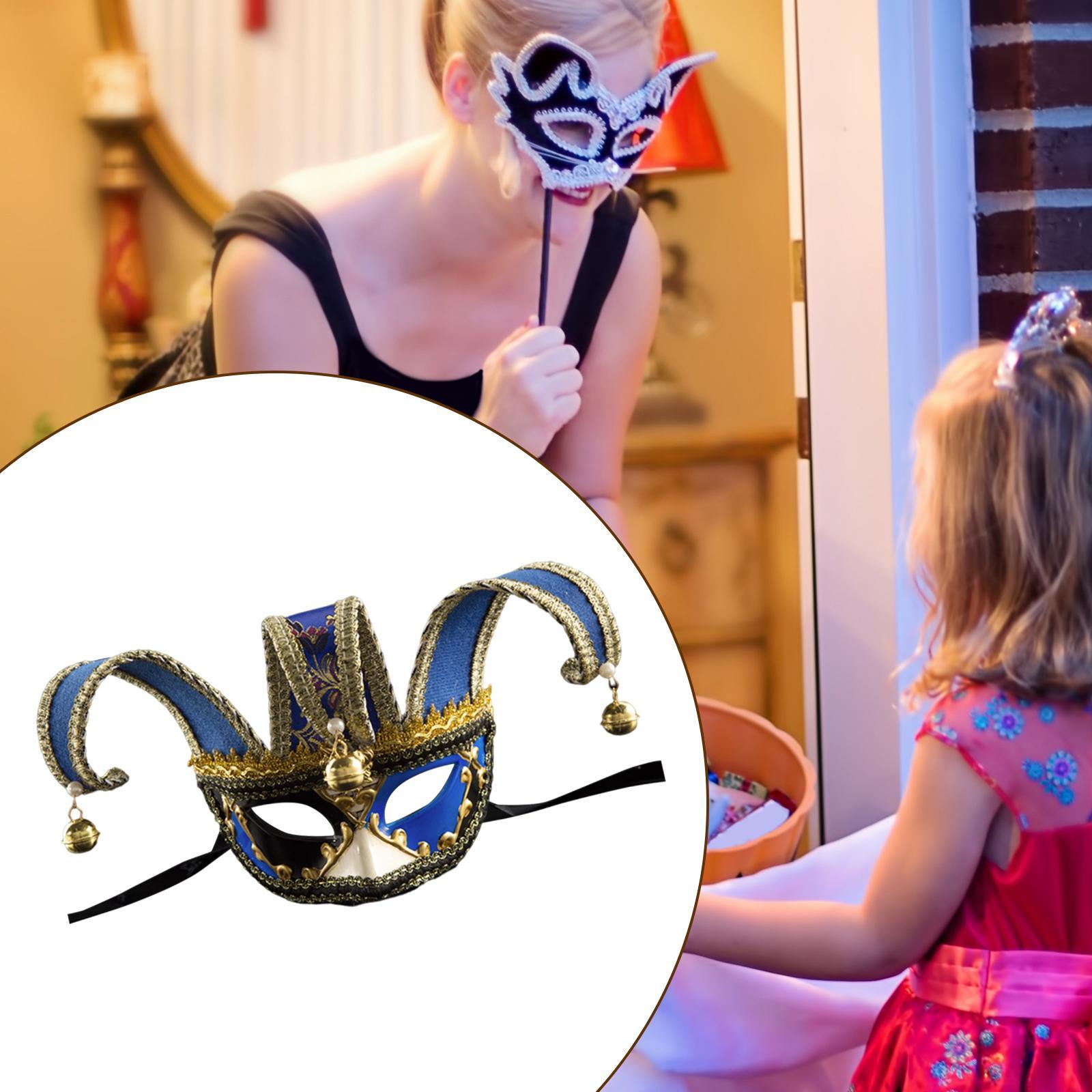 Half Face Mask Costume Cosplay Masquerade Mask Mask for Mardi Gras, Halloween, Party, Festival, Carnival Accessory