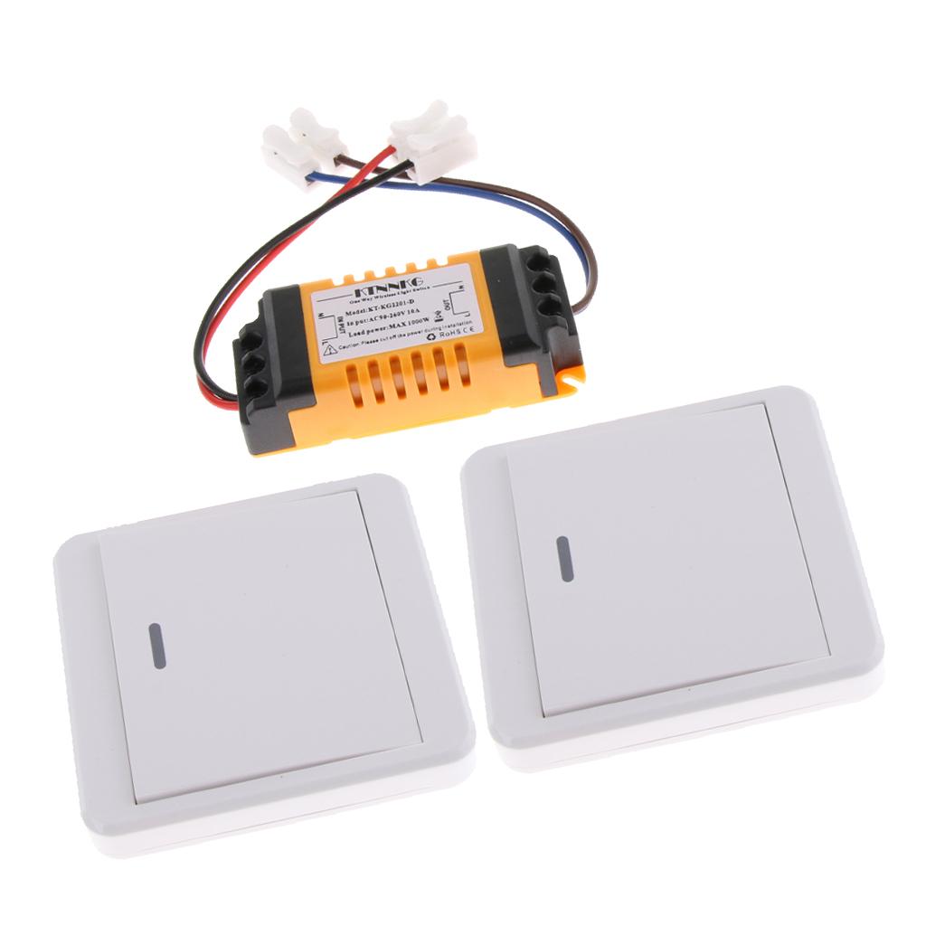 LED Lights Wall Panel ON/OFF Switch Wireless