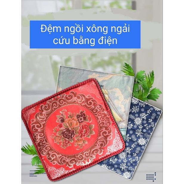 Đệm ngồi ngải cứu sưởi ấm bằng điện .Thảm ngồi ngải cứu điện- hỗ trợ đau nhức xương khớp, phụ khoa, trĩ