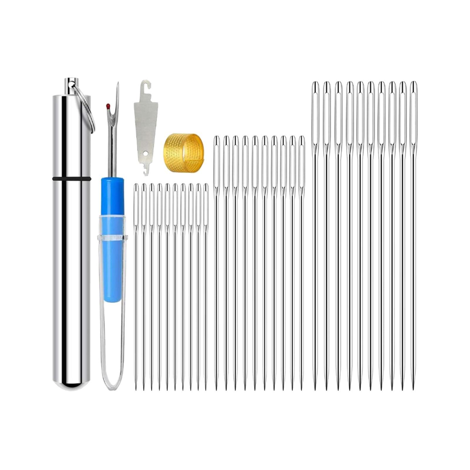 Sewing  Kit, Embroidery Sewing Seam Rippers DIY Yarn Stitching  for Embroidery Cross Hand Sewing