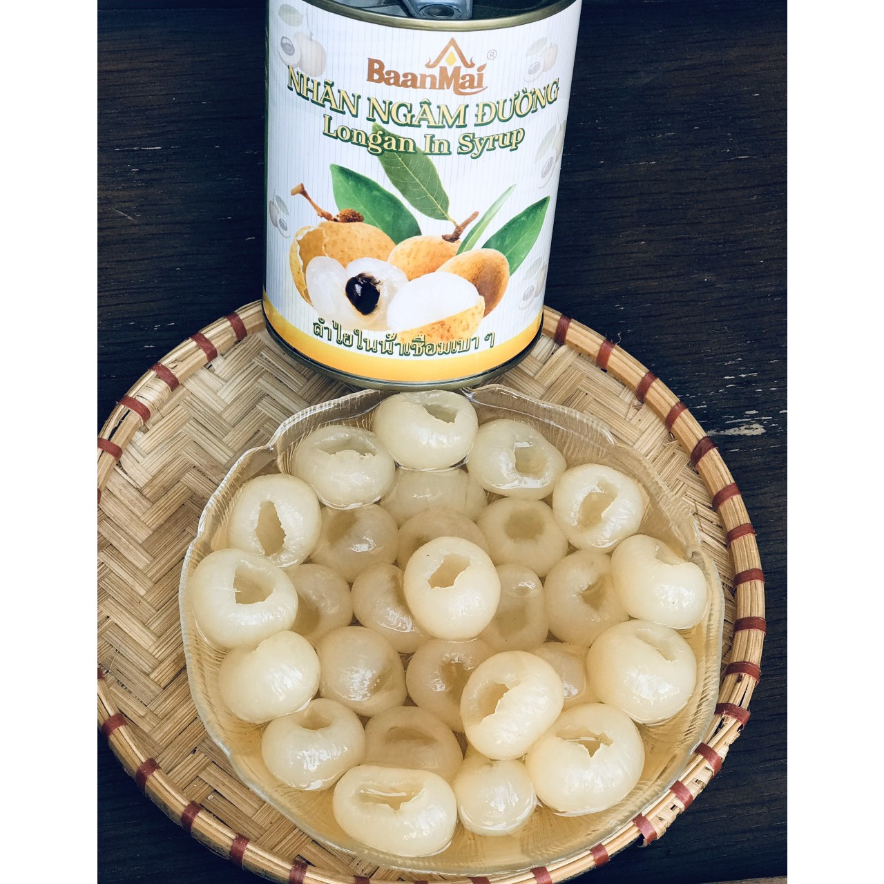 Nhãn Ngâm Nước Đường BaanMai