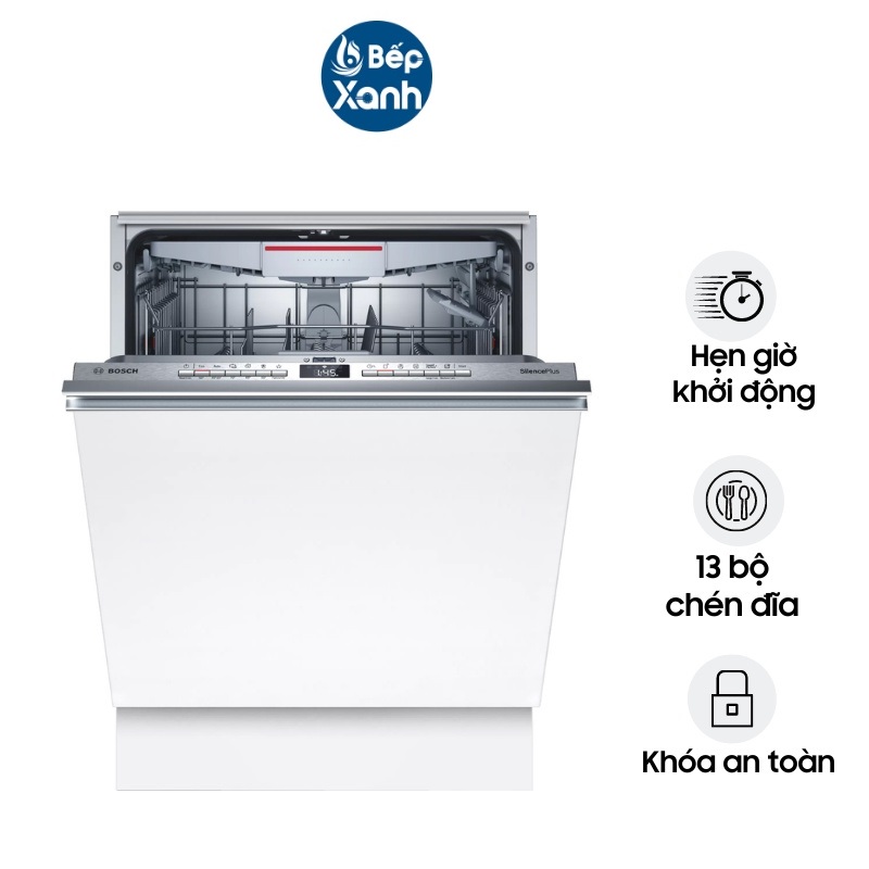 Máy Rửa Chén Âm Tủ Bosch HMH.SMV4ECX14E (Series 4) - 13 Bộ - 6 Chương Trình Rửa - Hàng Chính Hãng