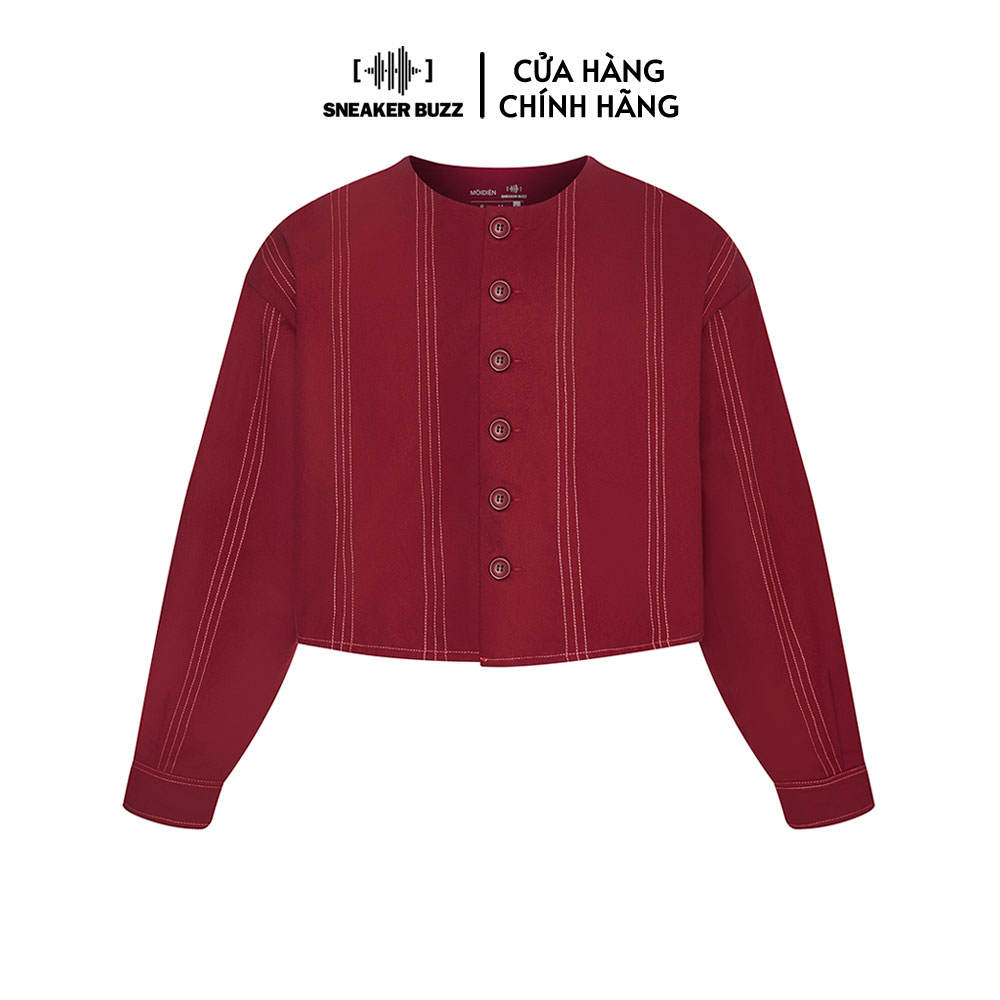 BUZZ /+84/ x MÔI ĐIÊN CROPPED JACKET – ÁO KHOÁC PHI GIỚI TÍNH MD22401_063