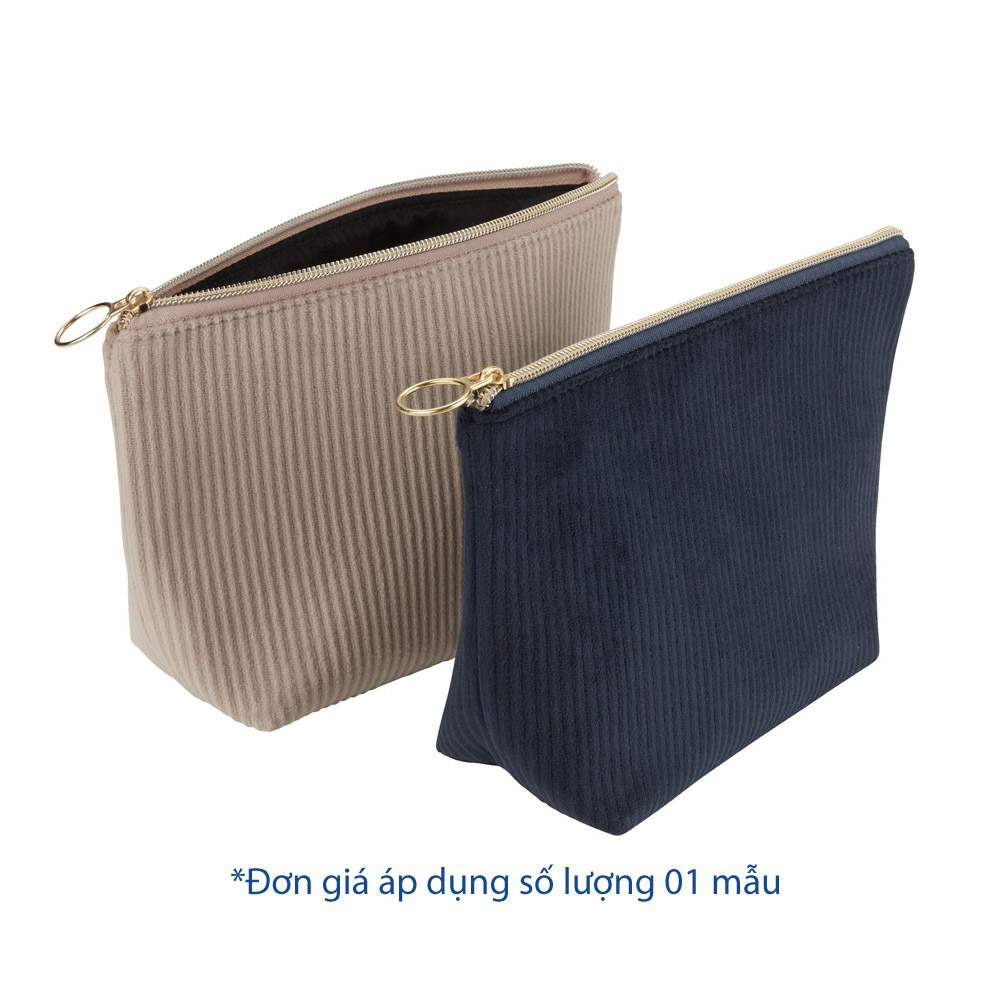 Túi đựng | JYSK Krika | eva/polyester | xanh đen/màu cát | R8xD23xC17cm