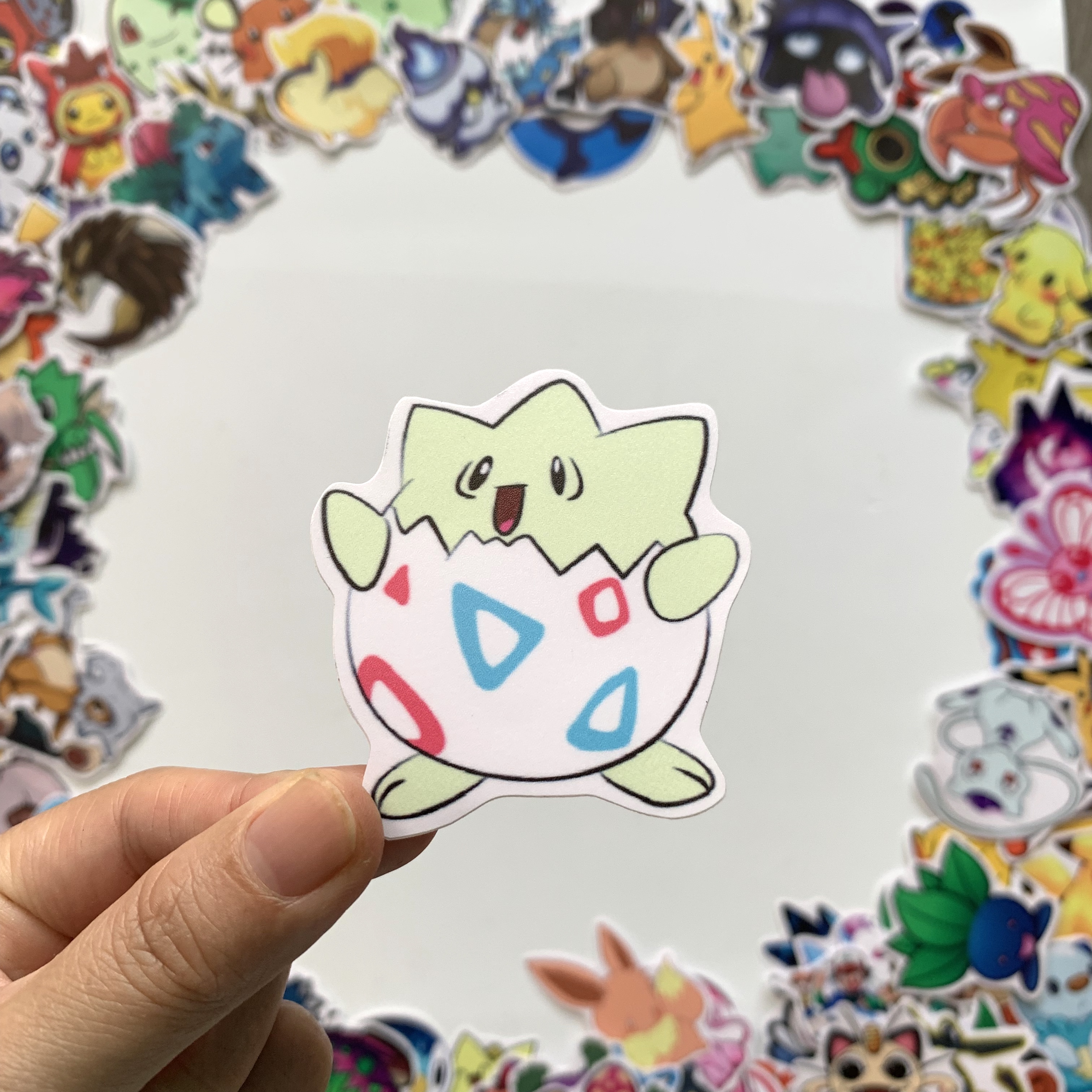 Sticker Pokemon - Dán Trang Trí - Chất Liệu PVC Cán Màng Chất Lượng Cao Chống Nước, Chống Nắng, Không Bong Tróc Phai Màu