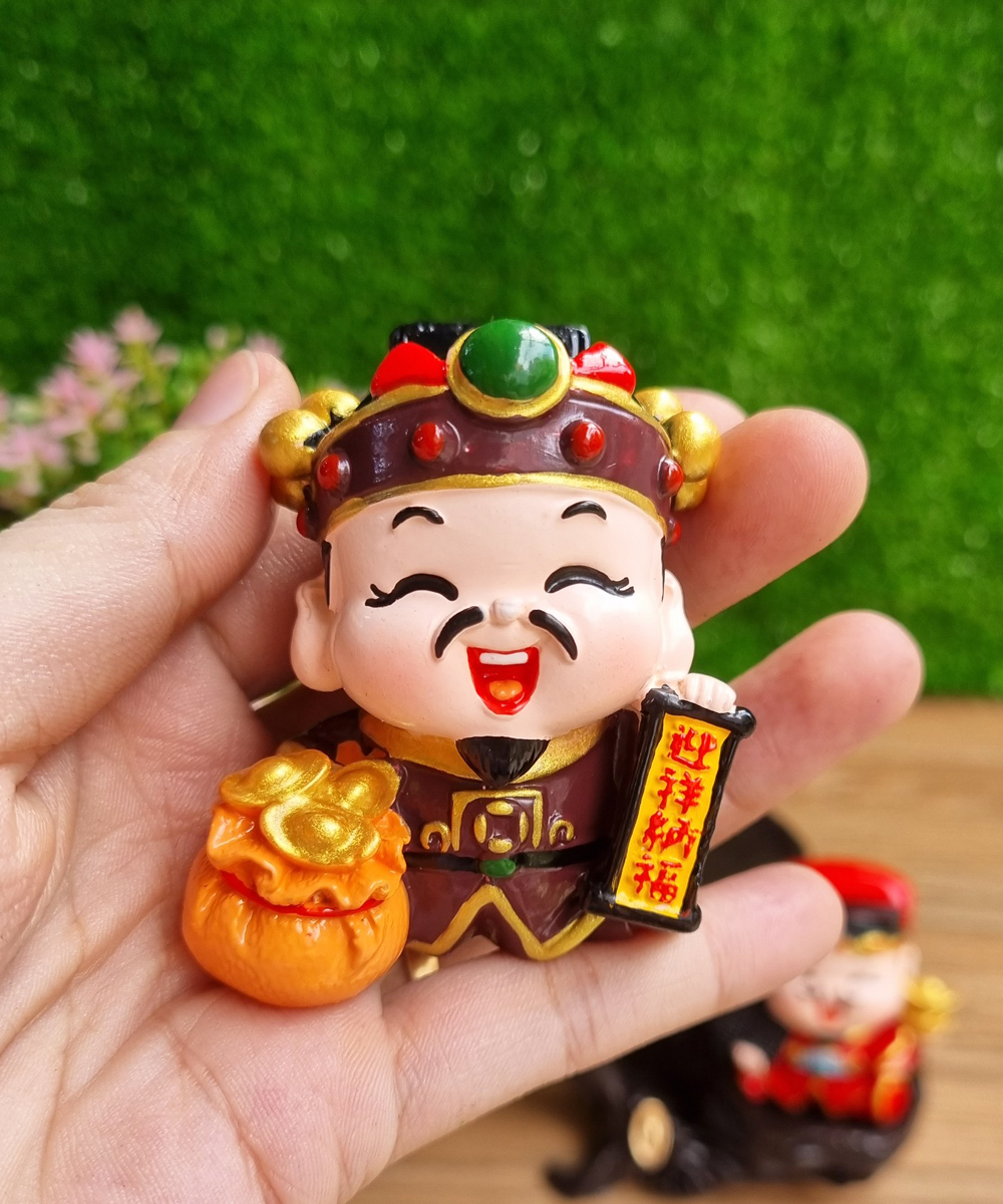 Bộ Ngũ Tài 6cm cao cấp kèm chân đế Tài Lộc Phát thuần Việt