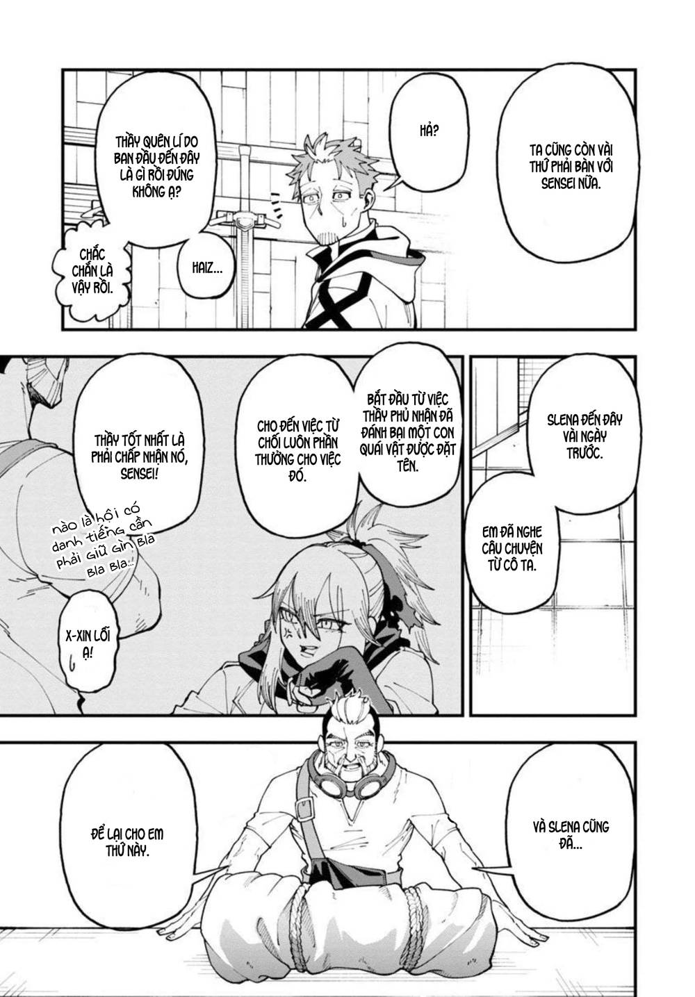 ông chú làng quê trở thành thánh kiếm - dủ chỉ là một thầy giáo kiếm thuật ở quê nhưng đám đệ tử vẫn không buông tha chapter 12 28