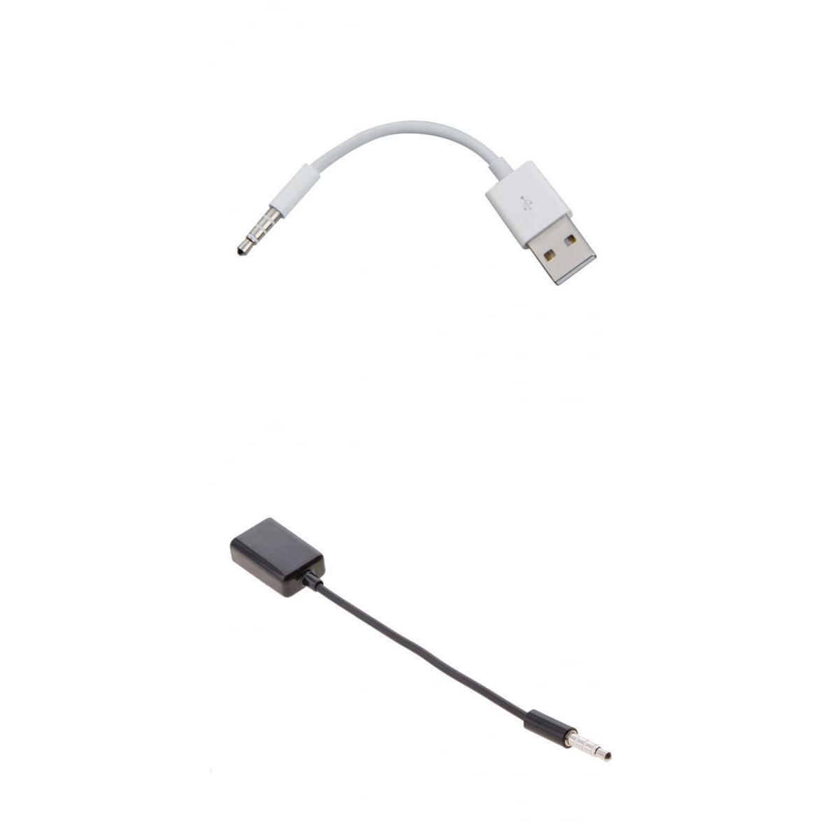 OTG 3.5mm Male To USB 2.0 Female Cable +3.5mm Stereo To USB 2.0 M to M Cable