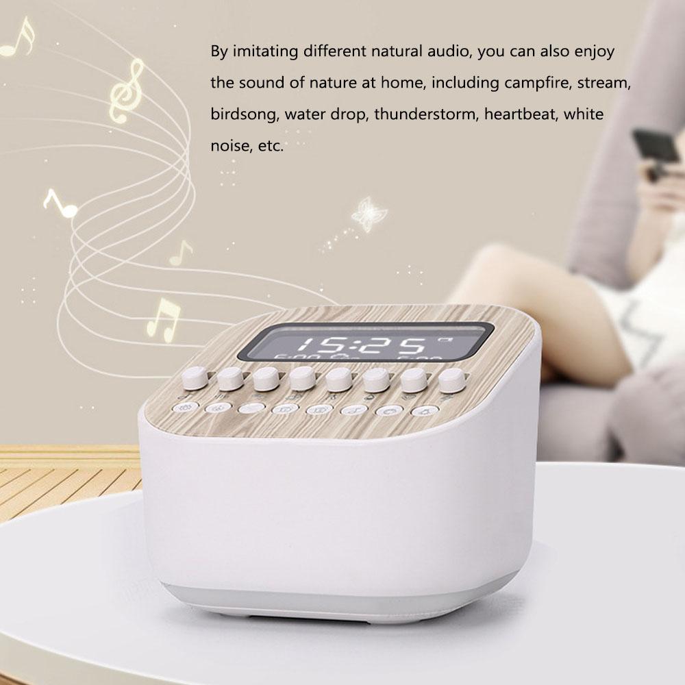 Đồng hồ báo thức điện tử thông minh có phát nhạc, thư giãn