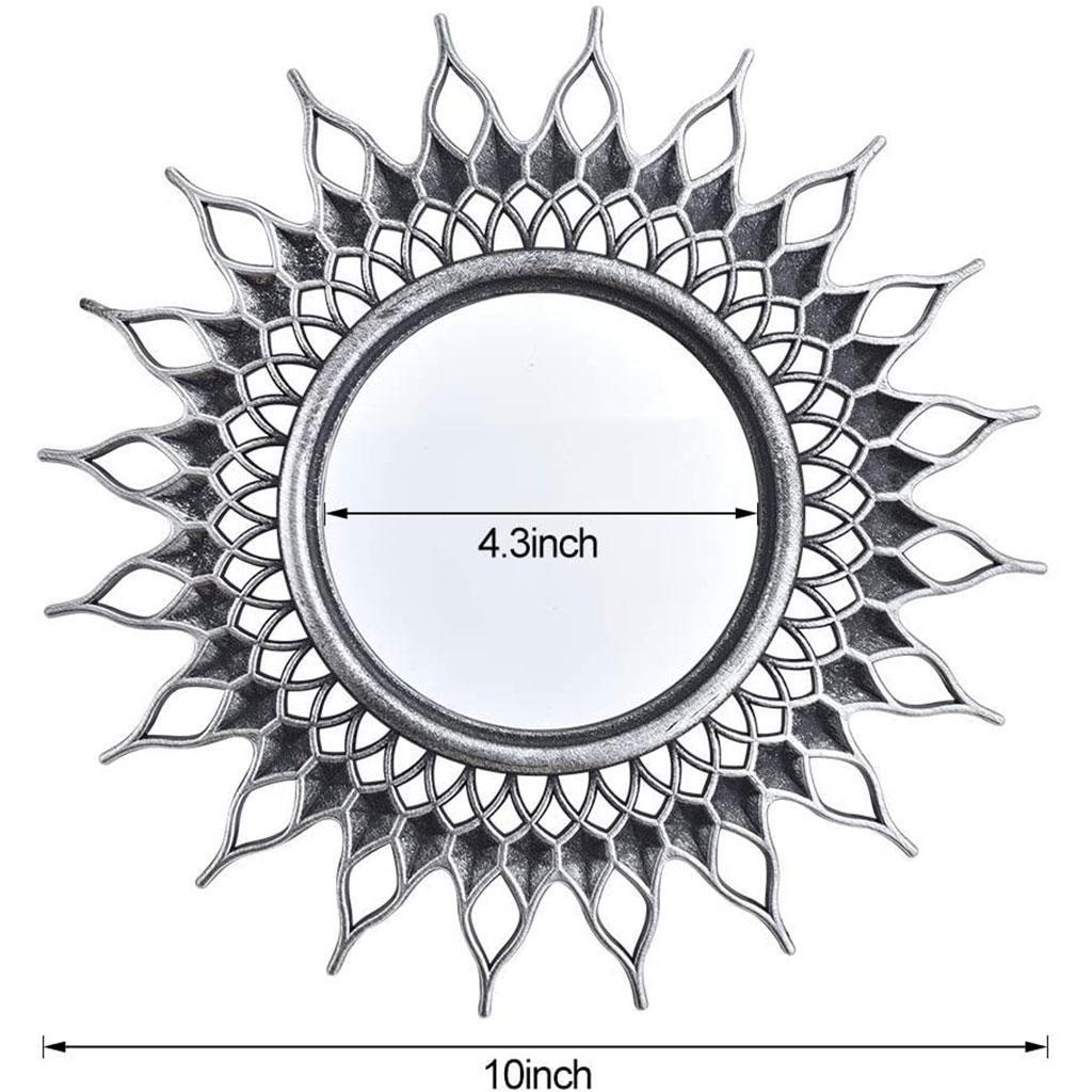 2x Decorative Hanging Wall Mirror Small   Living Room Mirror