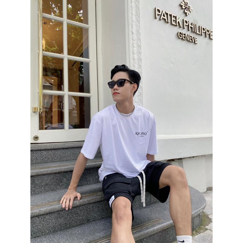 Áo Thun Unisex Richky Premium Tee Luxury Be Rich Your Way Trắng - RKP05