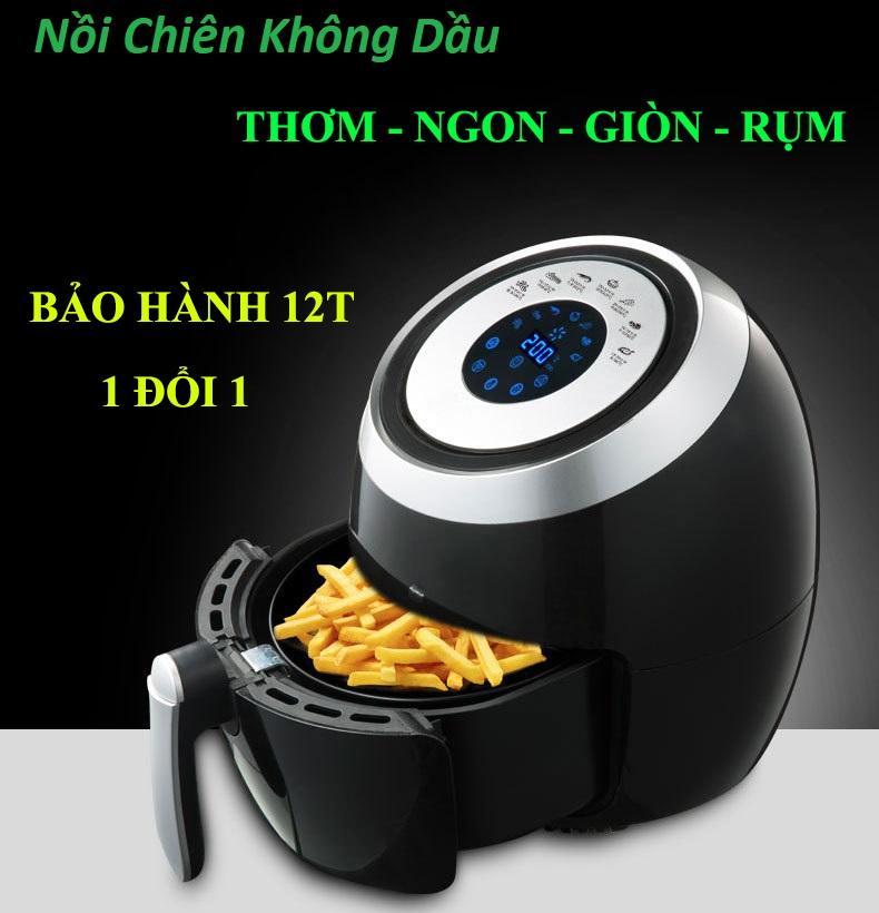 Nồi Chiên Không Dầu AF606 Công Suất Lớn,Sử Dụng Công Nghệ Hiện Đại Giảm Tối ĐaLượng Mỡ Dư, An Toàn Cho Sức Khỏe Gia Đình