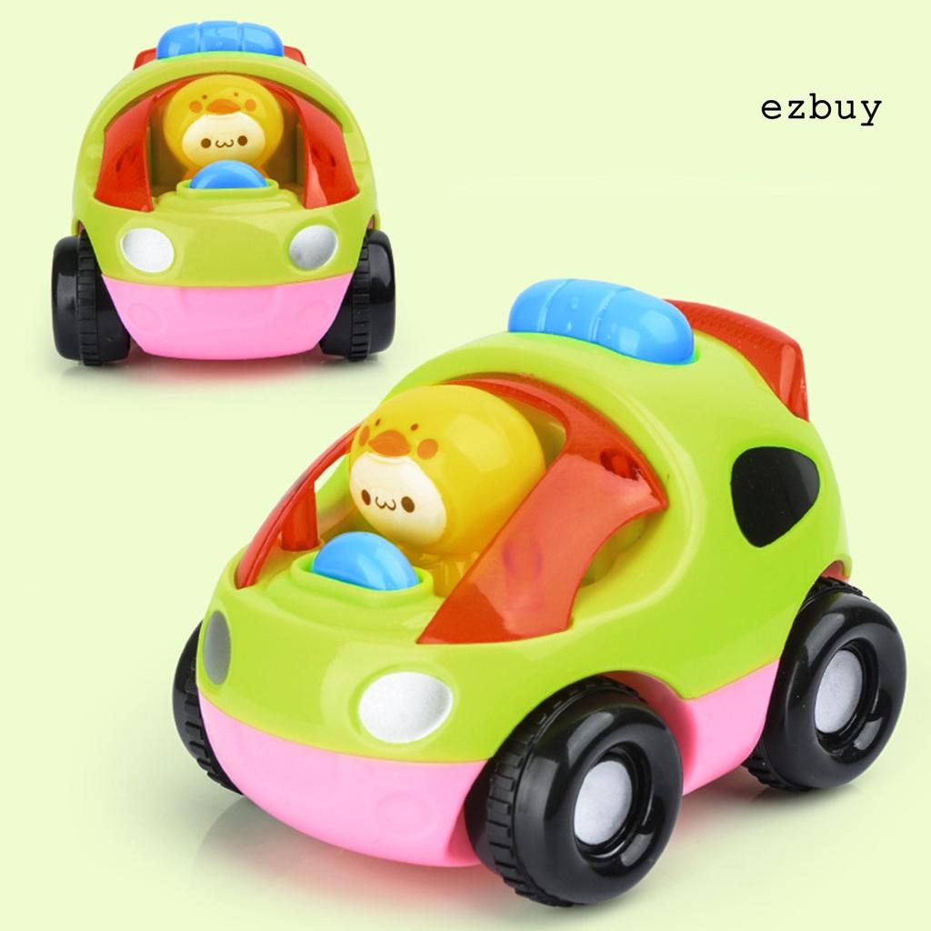 EY-Children Cartoon Baby Car Set Model Drop Resistant Inertial Sliding Vehicle Toy