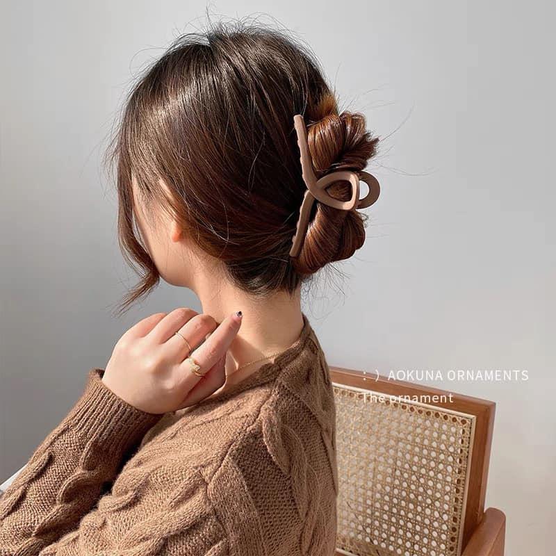 Set 10 kẹp tóc càng cua STYLE KOREA mix mẫu cỡ size lớn cặp chắc chắn