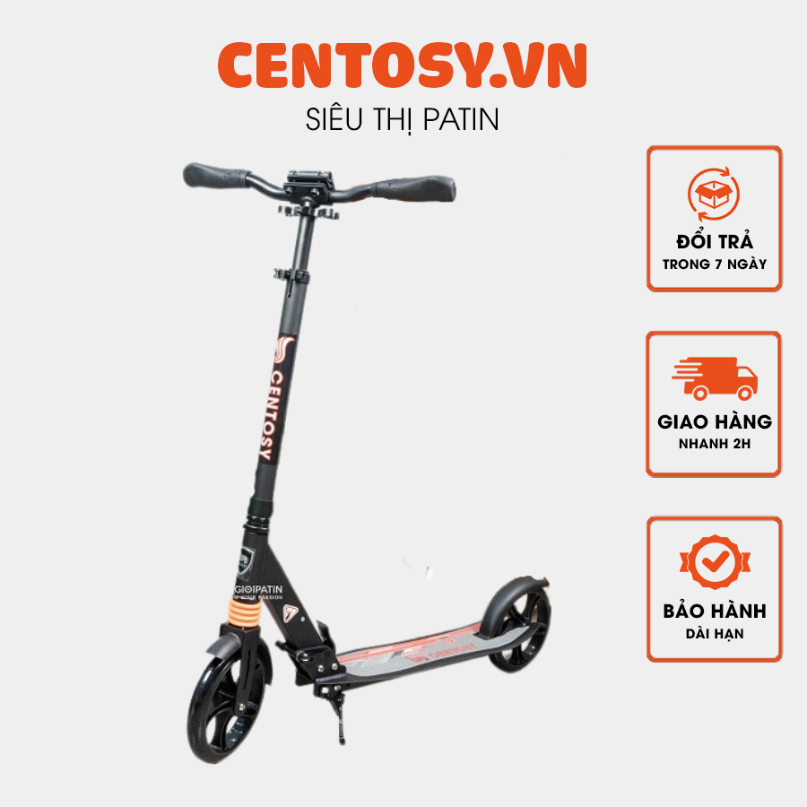 Xe Scooter Centosy Y5 món đồ chơi đáp ứng đầy đủ yêu cầu của bố mẹ với hai màu trắng và đen nổi bật, kiểu dáng nhỏ gọn nhưng chắc chắn, thiết kế thanh lịch, hứa hẹn mang lại nhiều trải nghiệm hấp dẫn cho bé